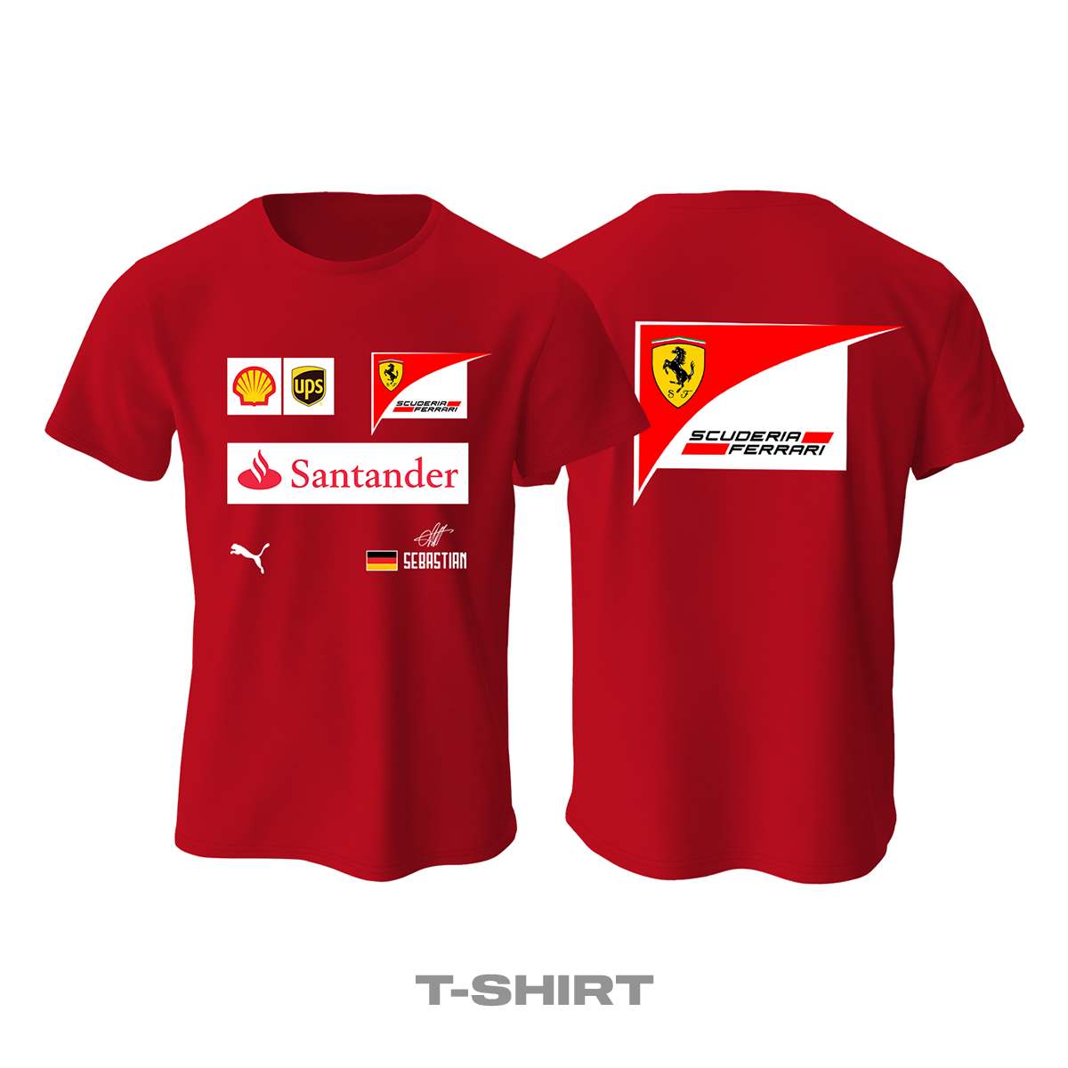 Scuderia Ferrari: Vettel Edition Tişört M