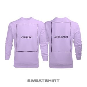 Kişisel Baskı - Lila Sweatshirt