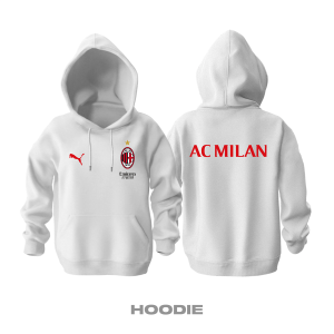 AC Milan: Club Culture Series - White Edition Kapüşonlu Hoodie