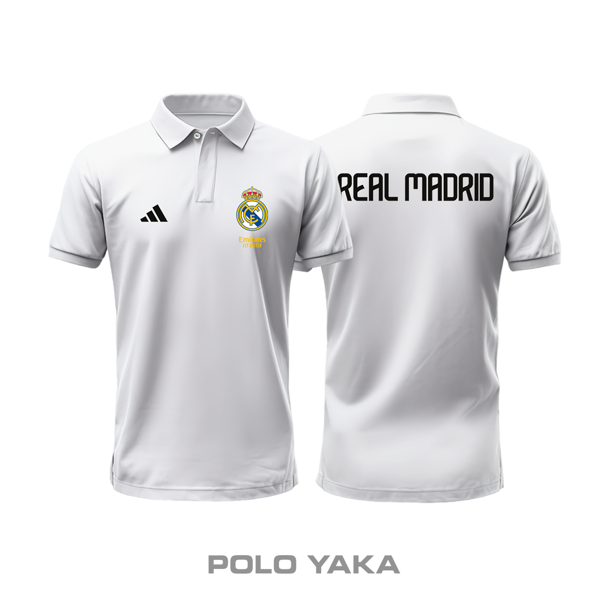 Real Madrid: Club Culture Series - White Edition Polo Yaka