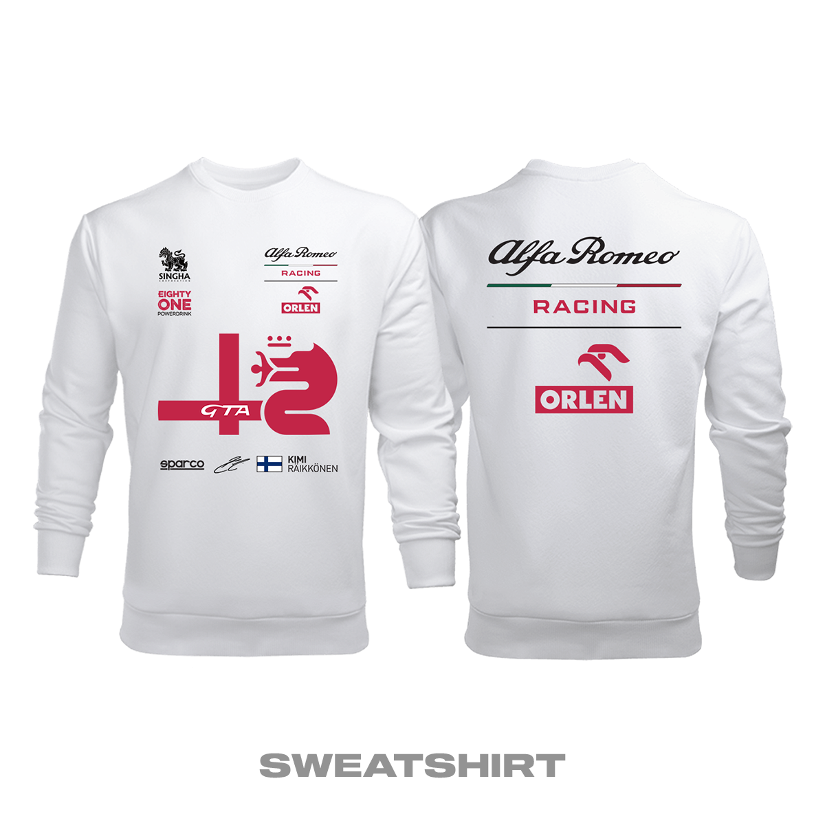 Alfa Romeo Racing: White Edition 2021 Sweatshirt 4XL
