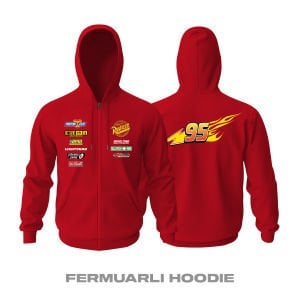 The Fabulous Lightning McQueen Fermuarlı Hoodie