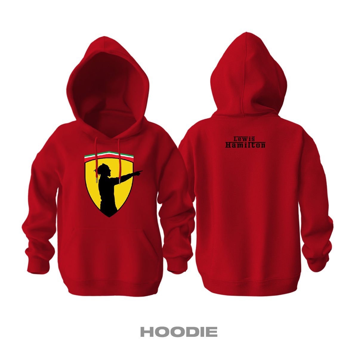 Lewis Hamilton: Welcome To Ferrari Kapüşonlu Hoodie