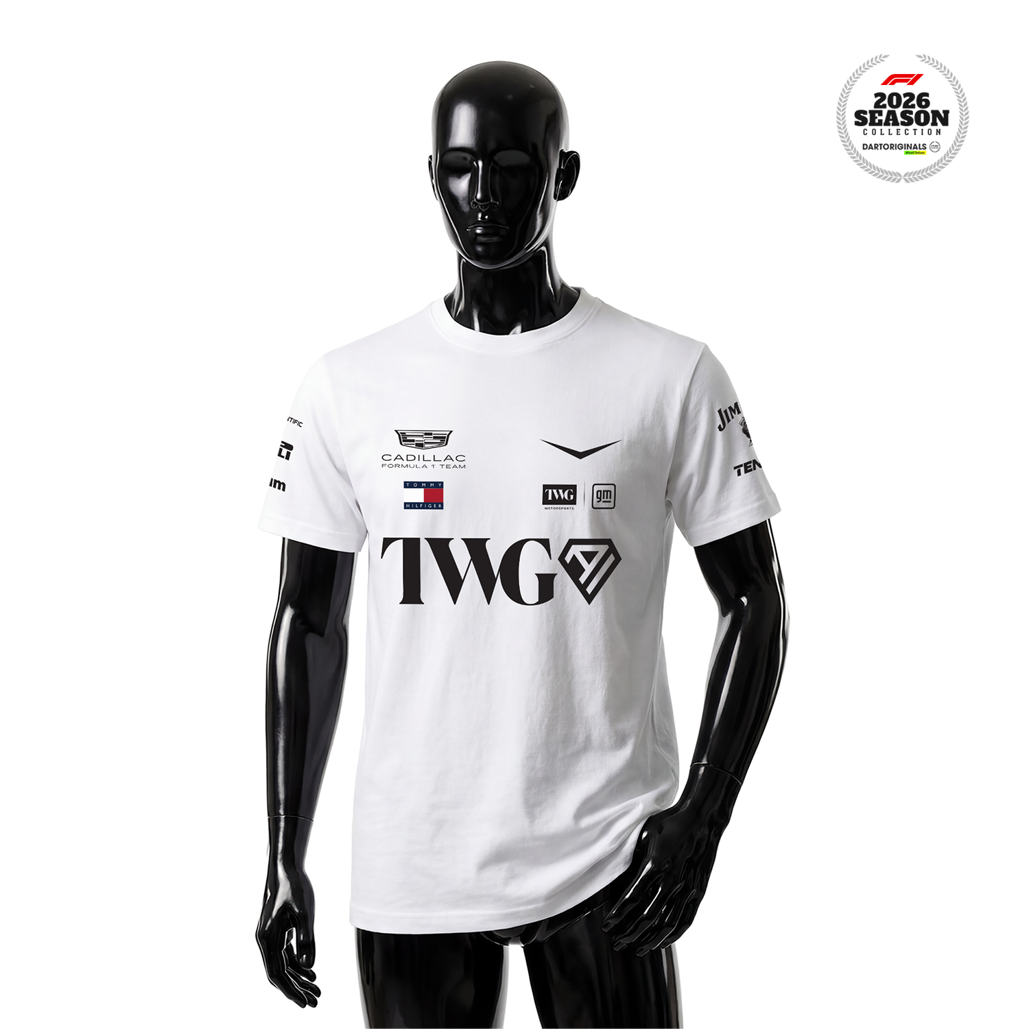 Cadillac F1 Team: Merch Edition - White 2026 Tişört