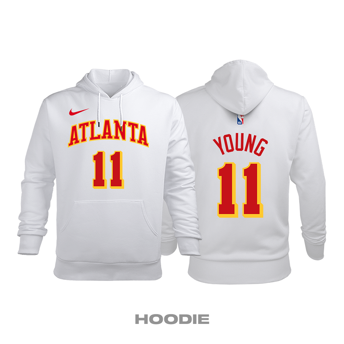Atlanta Hawks: Association Edition 2020/2021 Kapüşonlu Hoodie 5XL