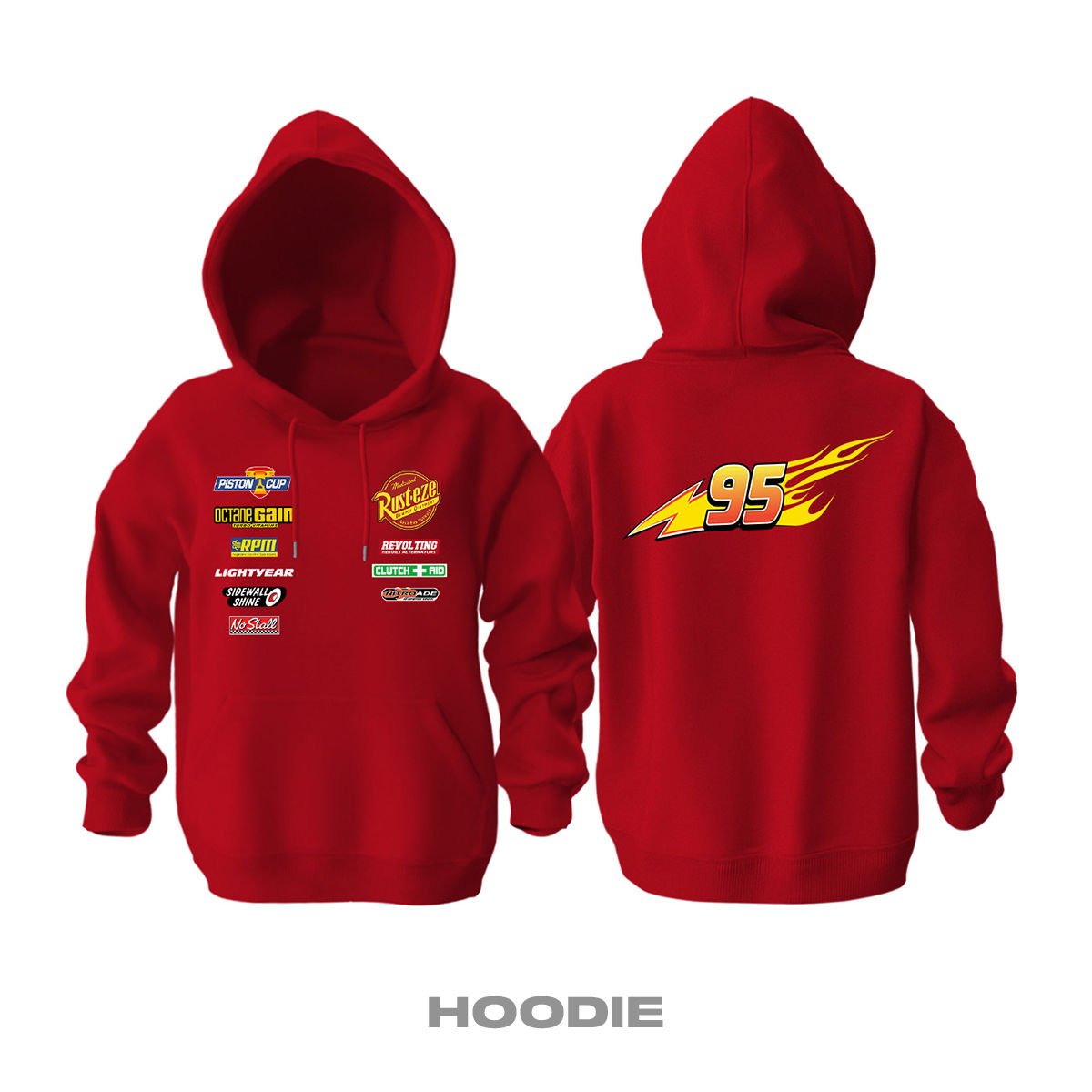 The Fabulous Lightning McQueen Kapüşonlu Hoodie
