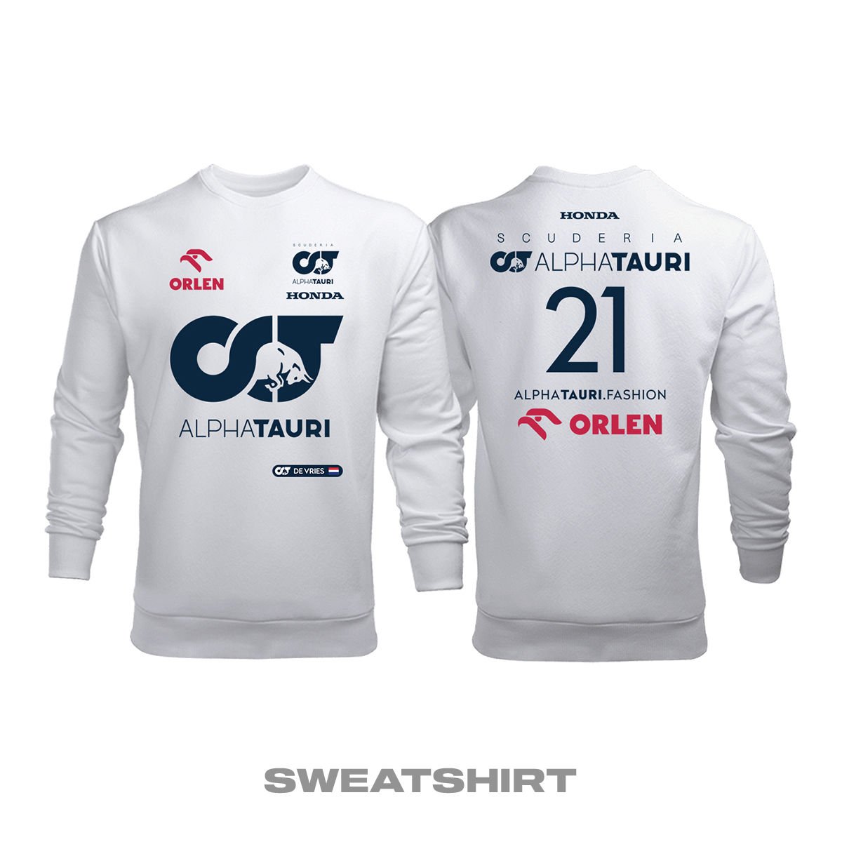 Scuderia AlphaTauri: White Edition 2023 Sweatshirt