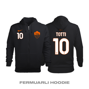 Roma: Third Edition 2020/2021 Fermuarlı Kapüşonlu Hoodie XS