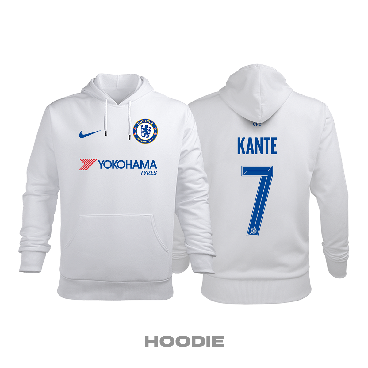 Chelsea: Away Edition 2019/2020 Kapüşonlu Hoodie XL