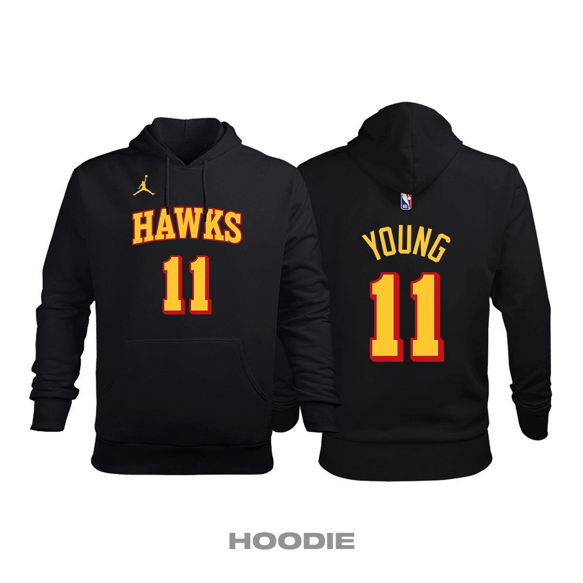Atlanta Hawks: Statement Edition 2020/2021 Kapüşonlu Hoodie L
