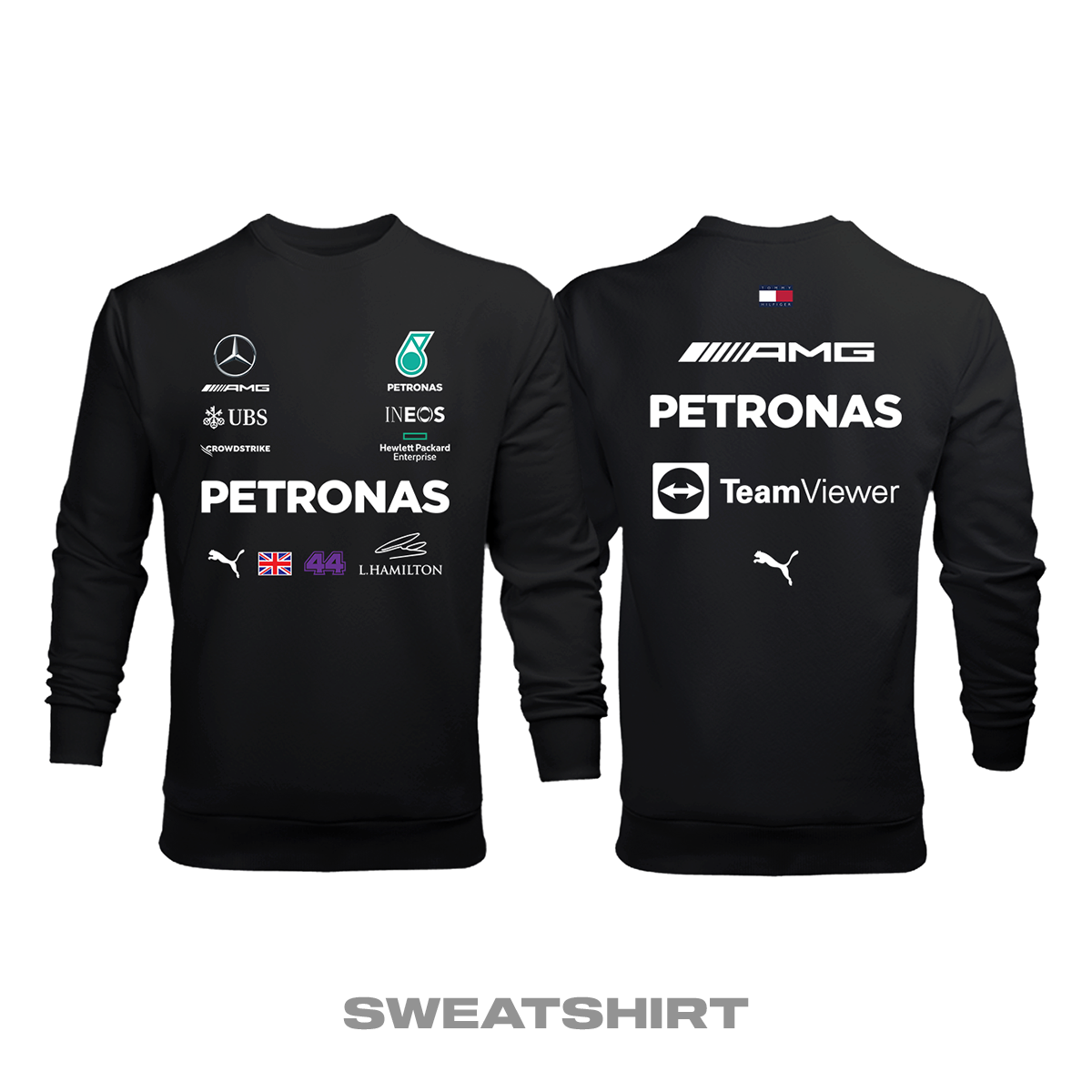 AMG Petronas F1 Team: Black Edition 2022 Sweatshirt S