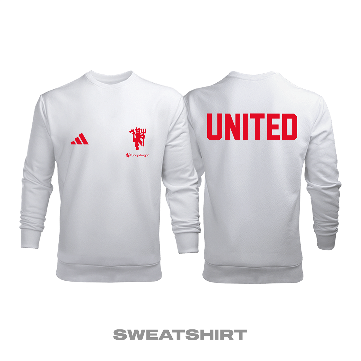Manchester United: Club Culture Series - White Edition Sweatshirt