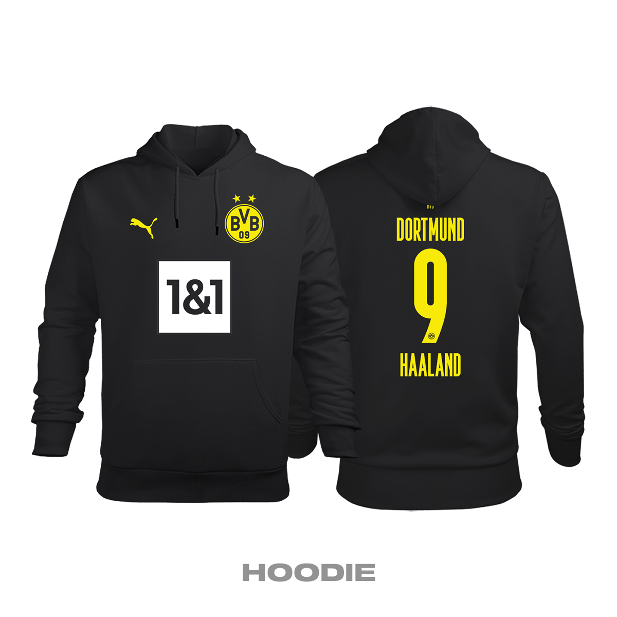 Borussia Dortmund: Away Edition 2020/2021 Kapüşonlu Hoodie 5XL