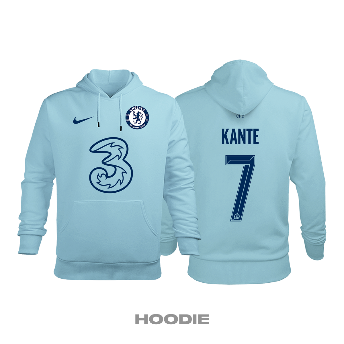 Chelsea: Away Edition 2020/2021 Kapüşonlu Hoodie XL