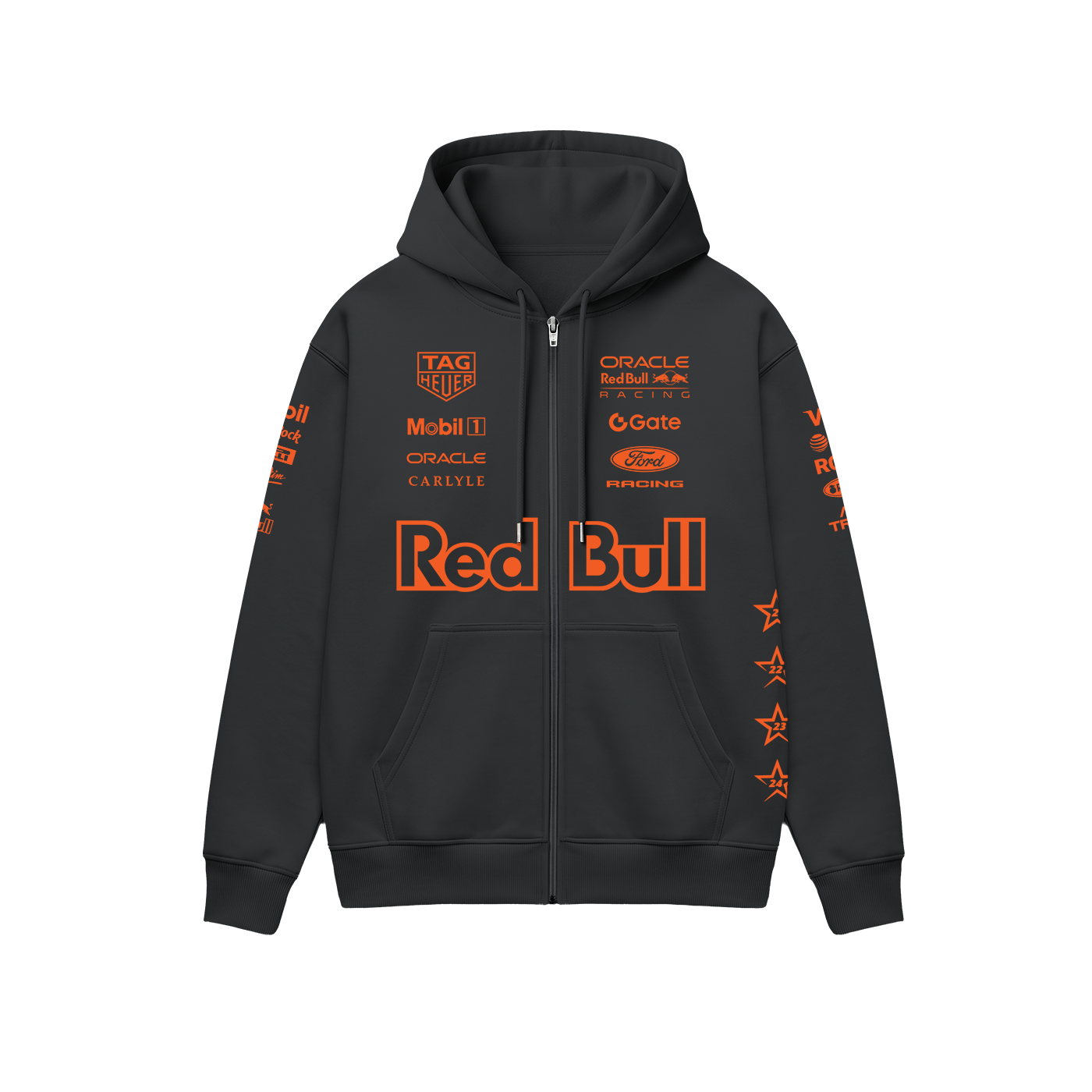 Red Bull Racing: #DutchGP Livery - Black Edition 2K27 Fermuarlı Hoodie