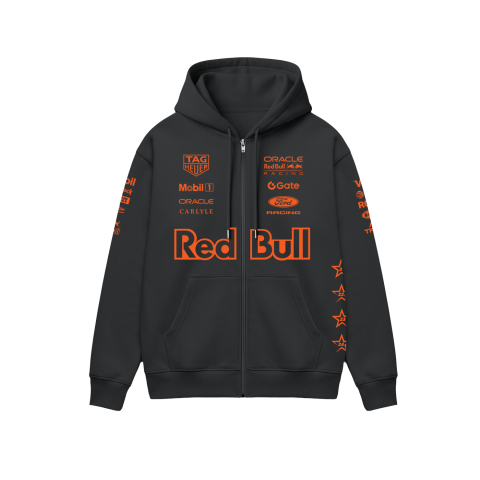 Red Bull Racing: #DutchGP Livery - Black Edition 2K27 Fermuarlı Hoodie