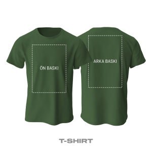 Kişisel Baskı - Haki Tişört