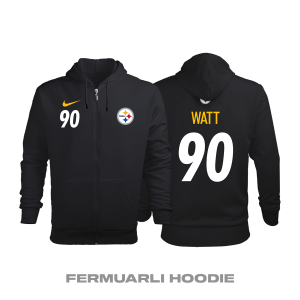 Pittburgh Steelers: Home Edition 2020/2021 Fermuarlı Kapüşonlu Hoodie 4XL