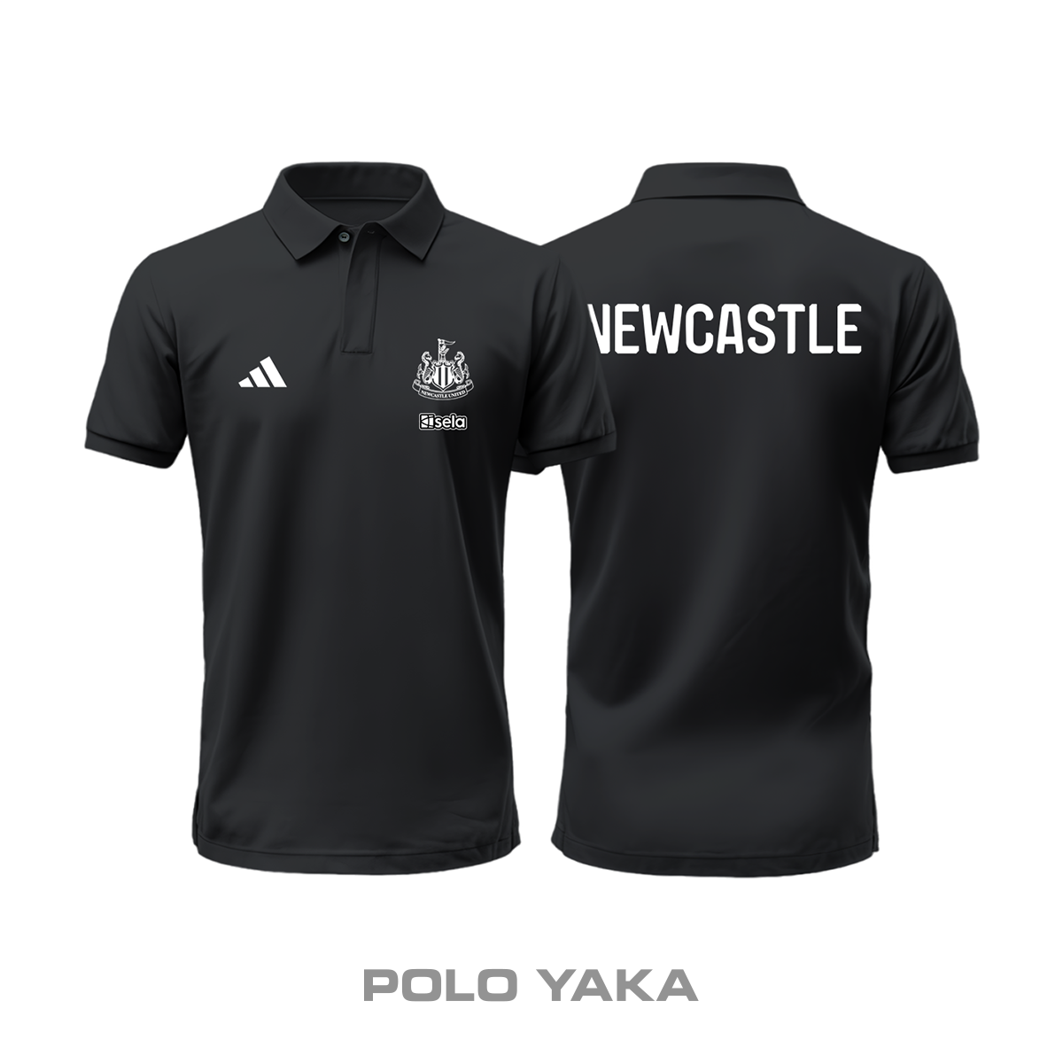 Newcastle: Club Culture Series - Black Edition Polo Yaka