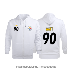 Pittburgh Steelers: Road Edition 2020/2021 Fermuarlı Kapüşonlu Hoodie 2XL