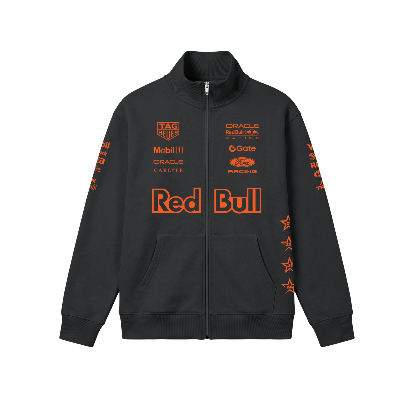 Red Bull Racing: #DutchGP Livery - Black Edition 2K27 Fermuarlı Ceket