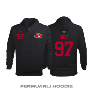 San Francisco 49ers: Elite Edition 2020/2021 Fermuarlı Kapüşonlu Hoodie L