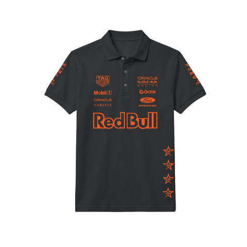 Red Bull Racing: #DutchGP Livery - Black Edition 2K27 Polo Yaka