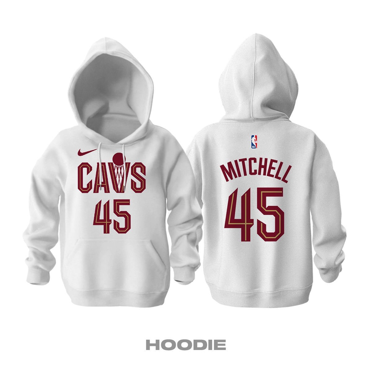 Cleveland Cavaliers: Association Edition 2024/2025 Kapüşonlu Hoodie
