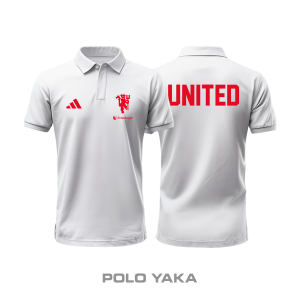 Manchester United: Club Culture Series - White Edition Polo Yaka