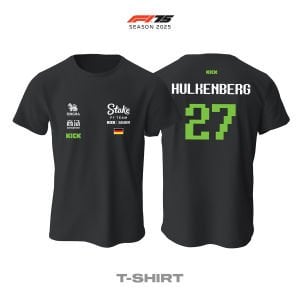 Stake F1 Team: Kick Sauber C45 Black Crew Edition 2025 Tişört