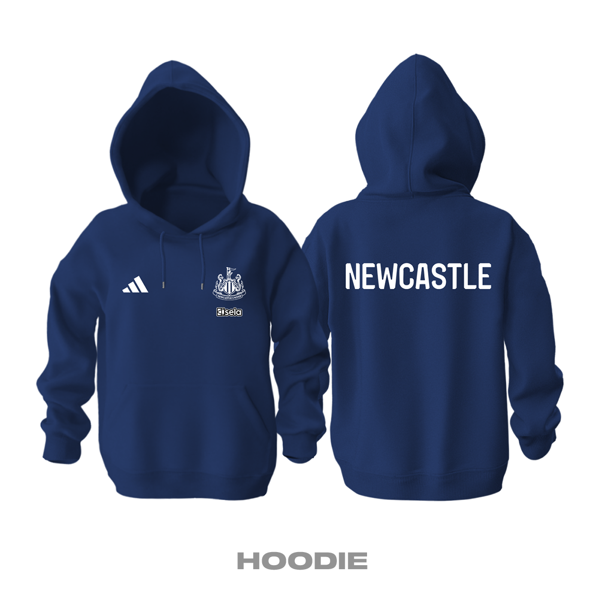 Newcastle: Club Culture Series - Navy Edition Kapüşonlu Hoodie