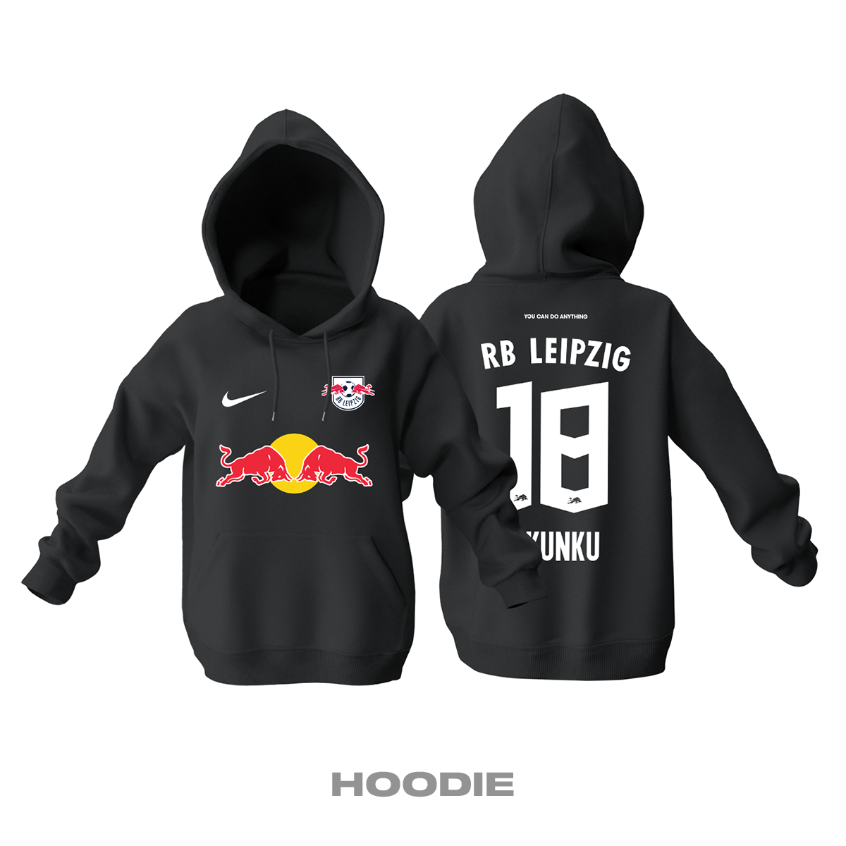 RB Leipzig: Away Edition 2021/2022 Kapüşonlu Hoodie XL