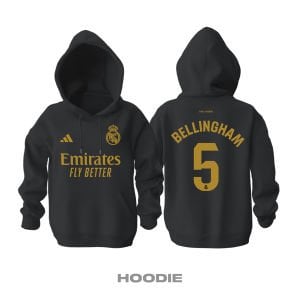 Real Madrid: Third Edition 2023/2024 Kapüşonlu Hoodie