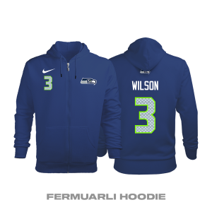 Seattle Seahawks: Home Edition 2020/2021 Fermuarlı Kapüşonlu Hoodie M