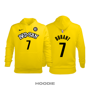 Brooklyn Nets: Amarillo Edition 2019/2020 Kapüşonlu Hoodie XL