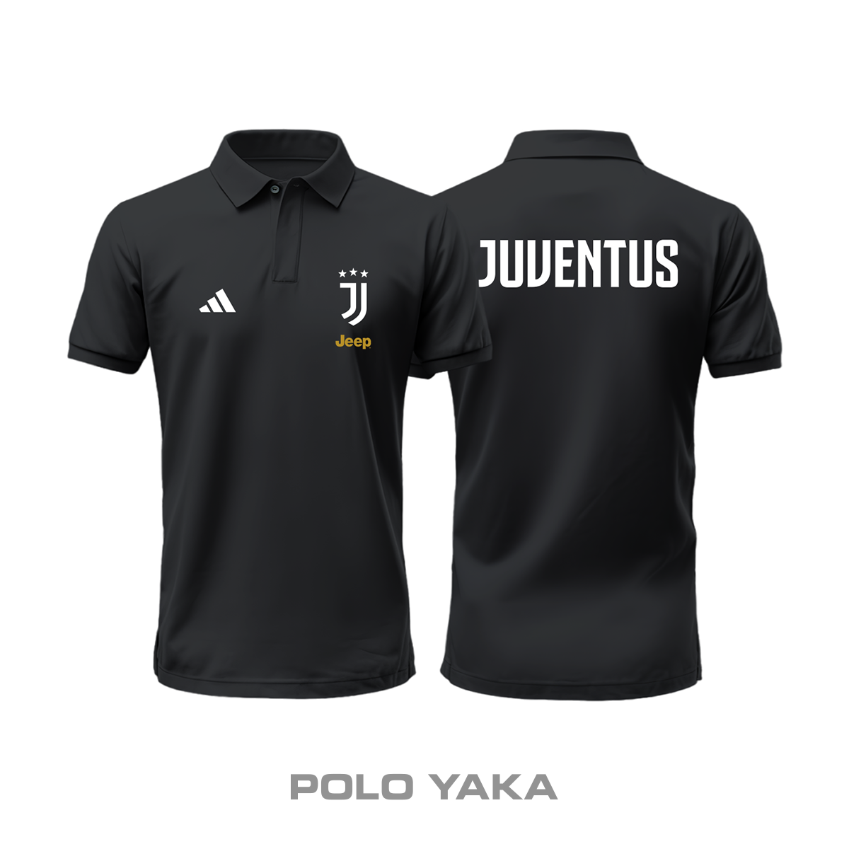 Juventus: Club Culture Series - Black Edition Polo Yaka