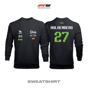 Stake F1 Team: Kick Sauber C45 Black Crew Edition 2025 Sweatshirt