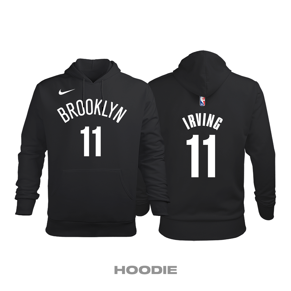 Brooklyn Nets: City Edition 2018/2019 Kapüşonlu Hoodie S