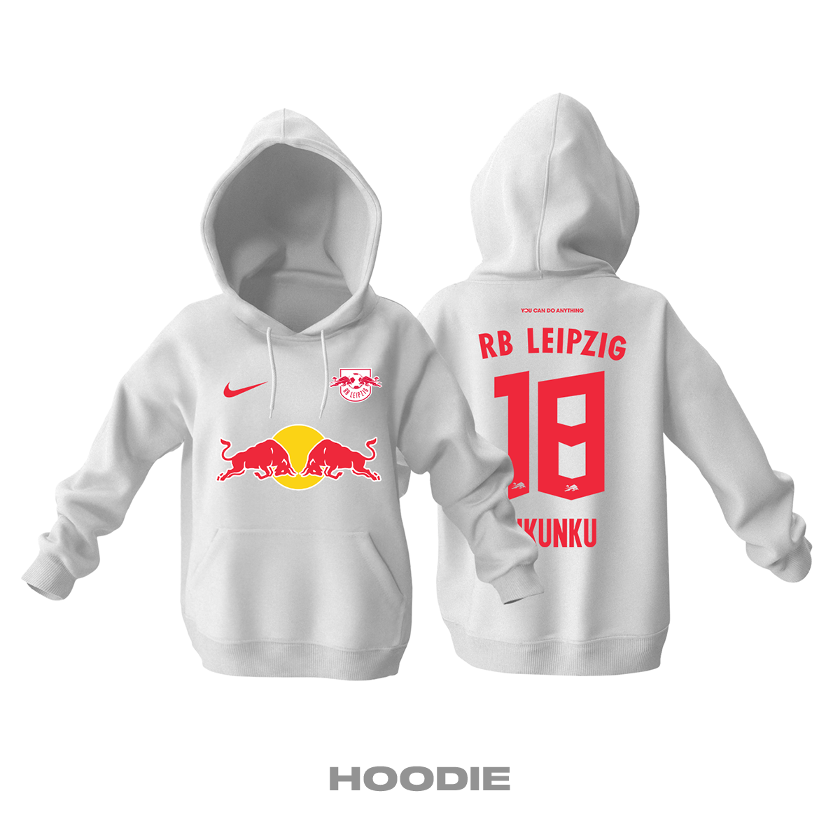 RB Leipzig: Third Edition 2021/2022 Kapüşonlu Hoodie XS