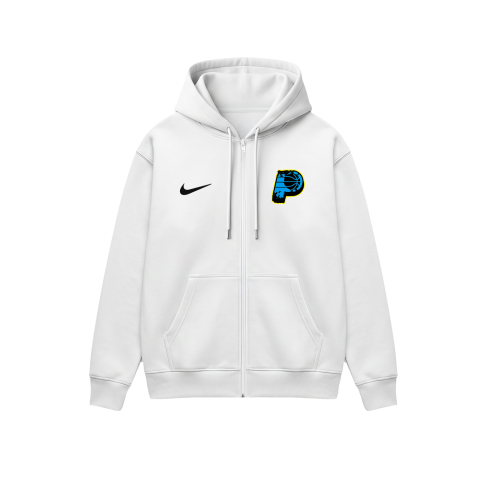 Indiana Pacers: City Edition 2K25 Fermuarlı Kapüşonlu Hoodie