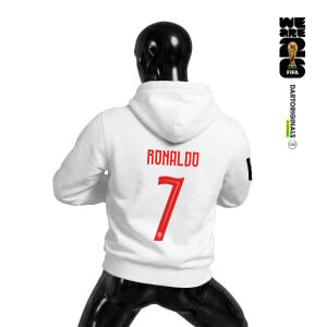 Portugal: White Edition - FIFA World Cup™ 2026 Kapüşonlu Hoodie