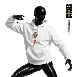 Portugal: White Edition - FIFA World Cup™ 2026 Kapüşonlu Hoodie