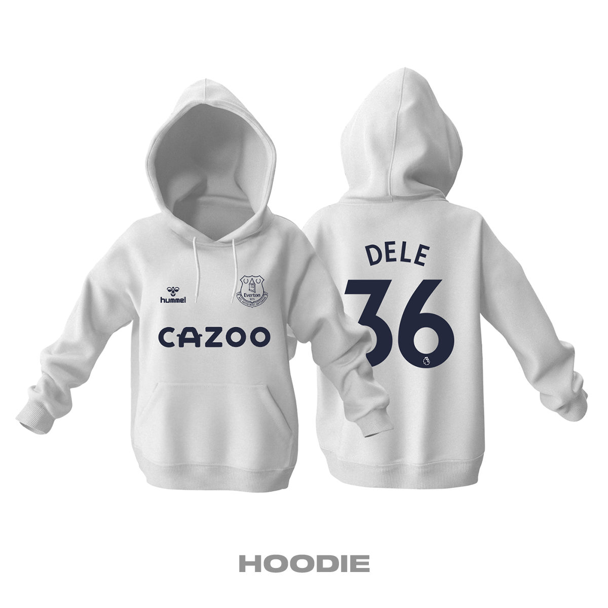 Everton: Third Edition 2021/2022 Kapüşonlu Hoodie XS