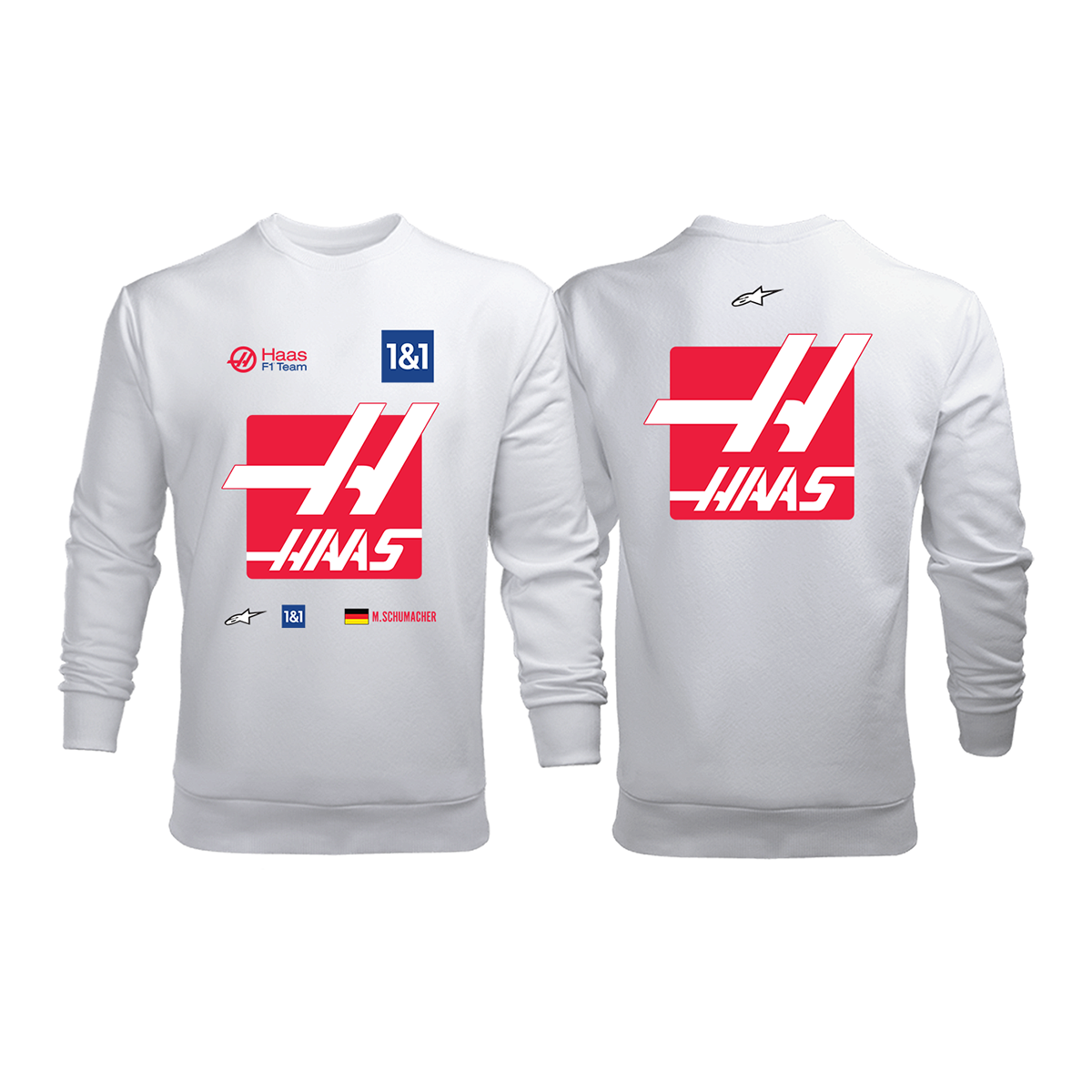Haas F1 Team: White Edition 2022 Sweatshirt XL