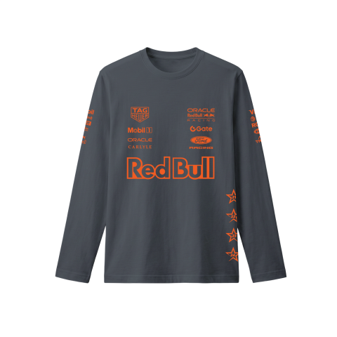 Red Bull Racing: #DutchGP Livery - Smoke Edition 2K27 Uzun Kol Tişört