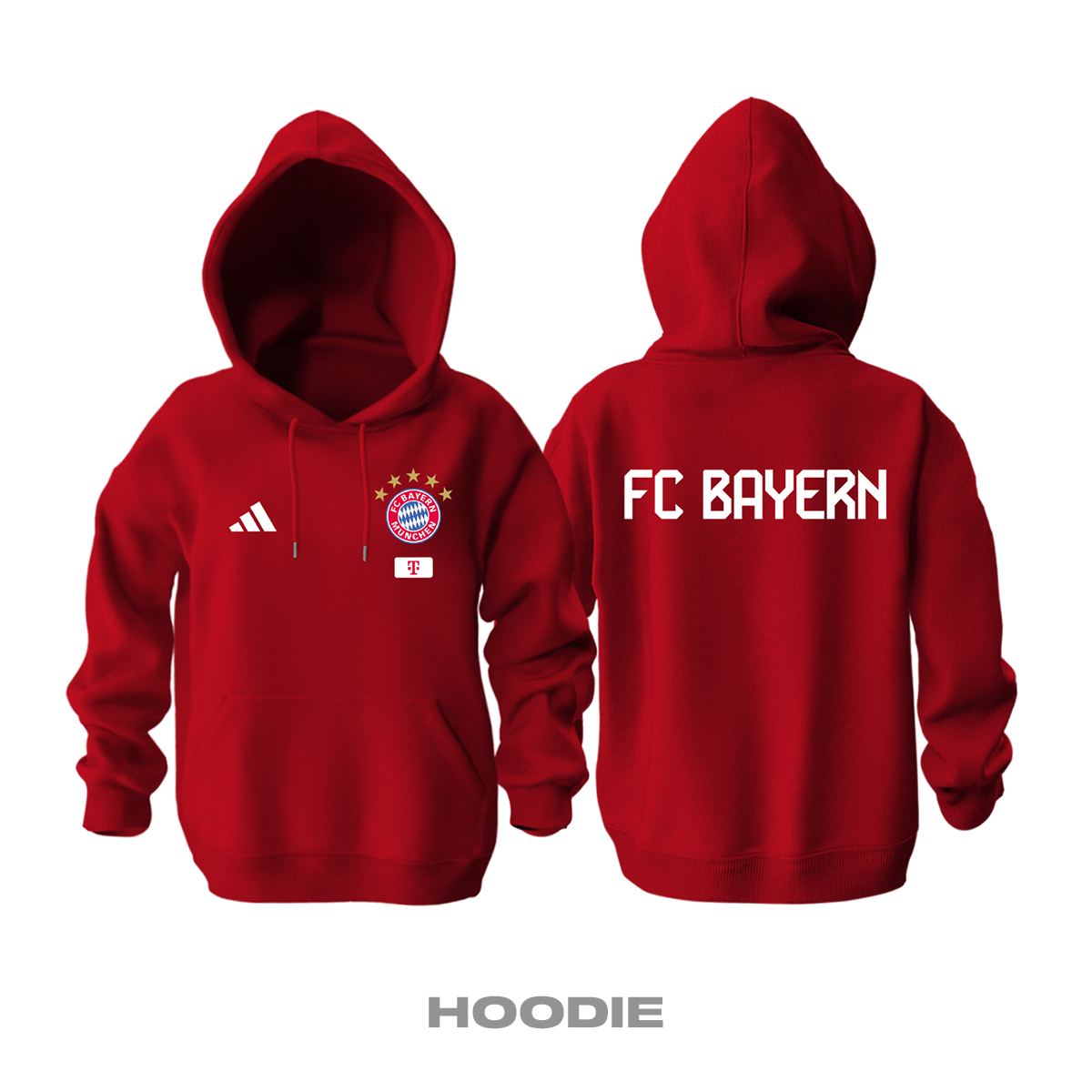 FC Bayern: Club Culture Series - Red Edition Kapüşonlu Hoodie