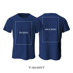 Kişisel Baskı - Lacivert Tişört