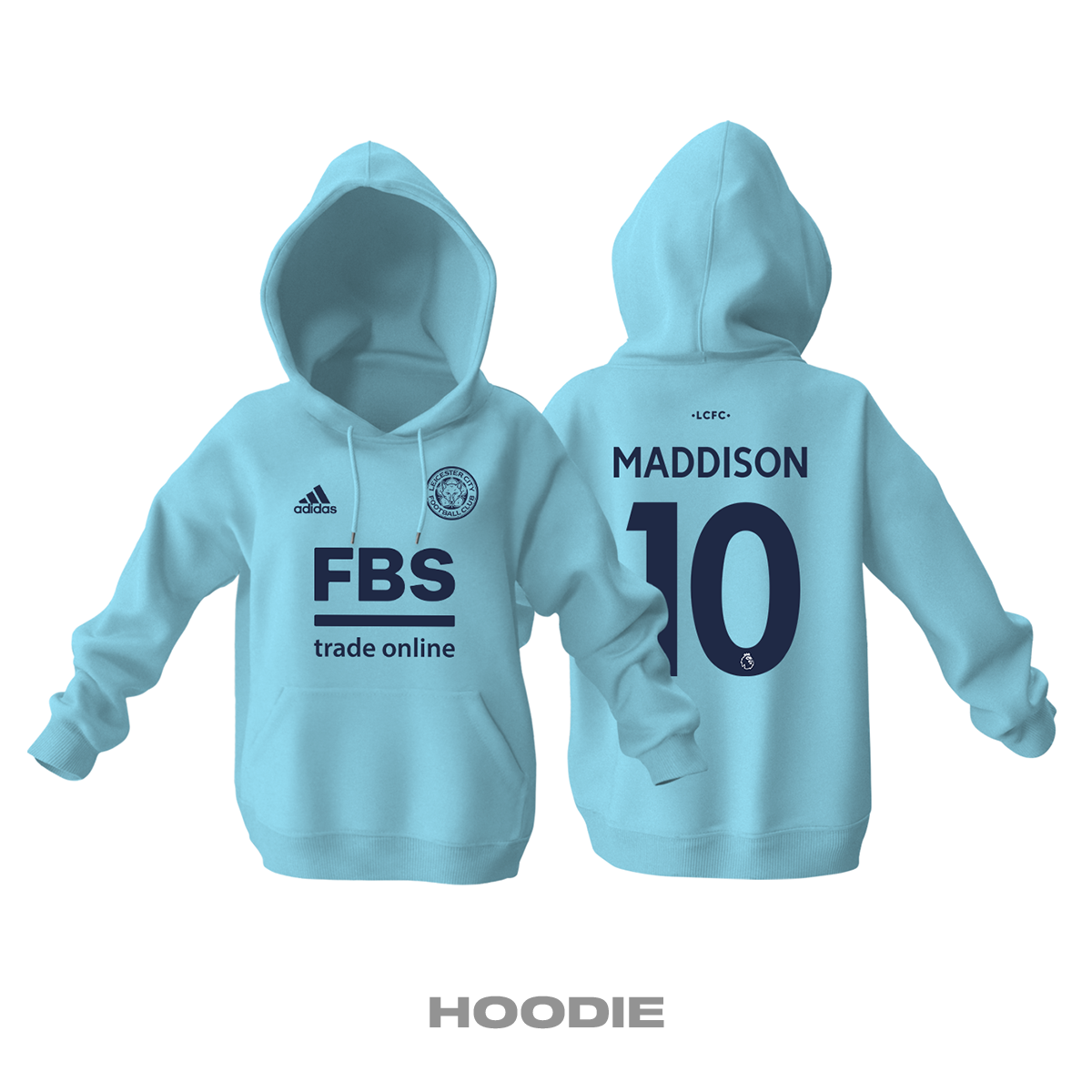 Leicester City: Away Edition 2021/2022 Kapüşonlu Hoodie XL