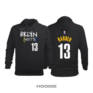 Brooklyn Nets: City Edition 2020/2021 Kapüşonlu Hoodie L