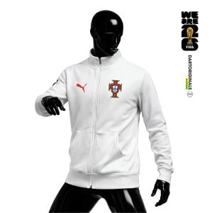 Portugal: White Edition - FIFA World Cup™ 2026 Fermuarlı Ceket